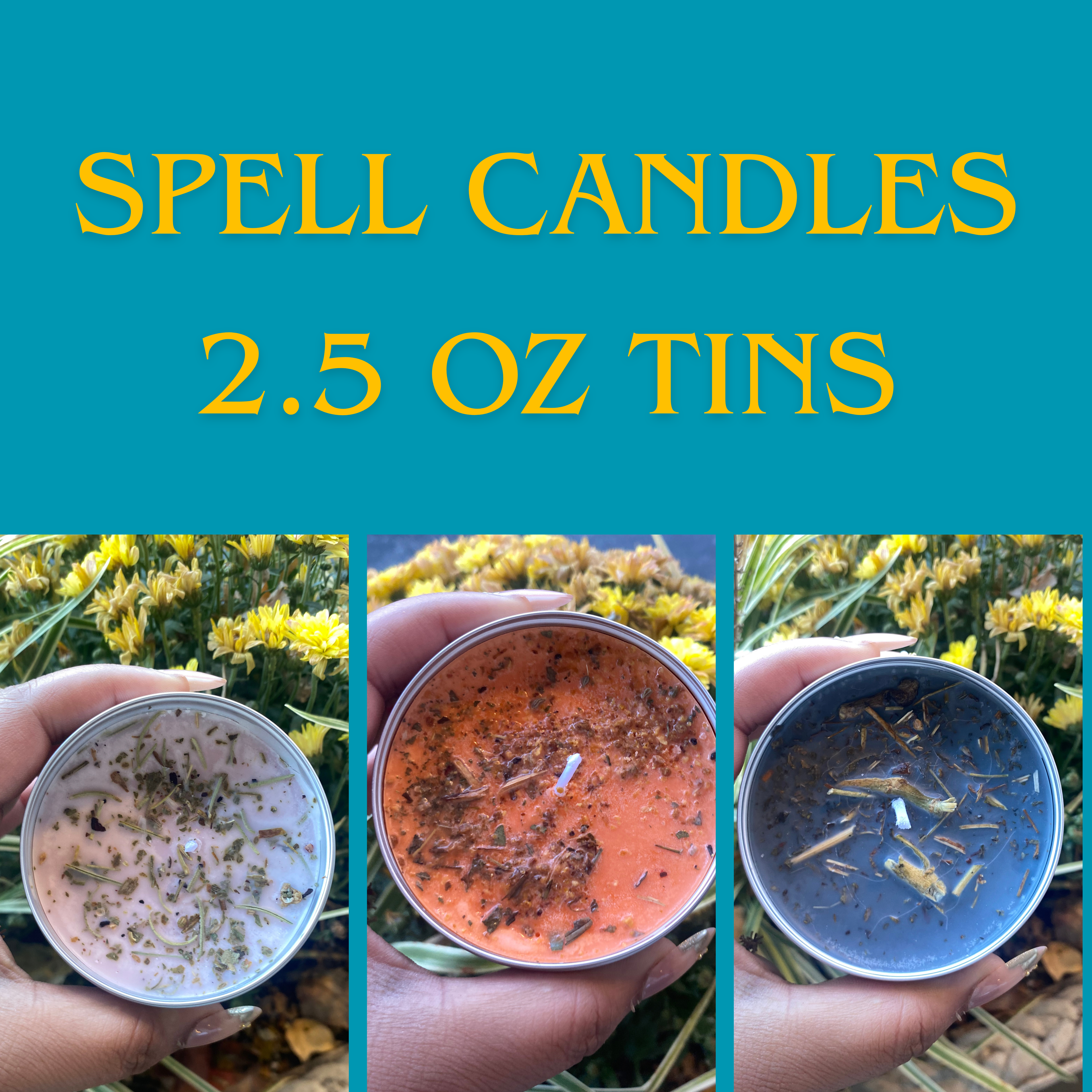 Spell & Ritual Candle Tins